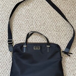 Kate Spade Black Nylon Laptop Bag